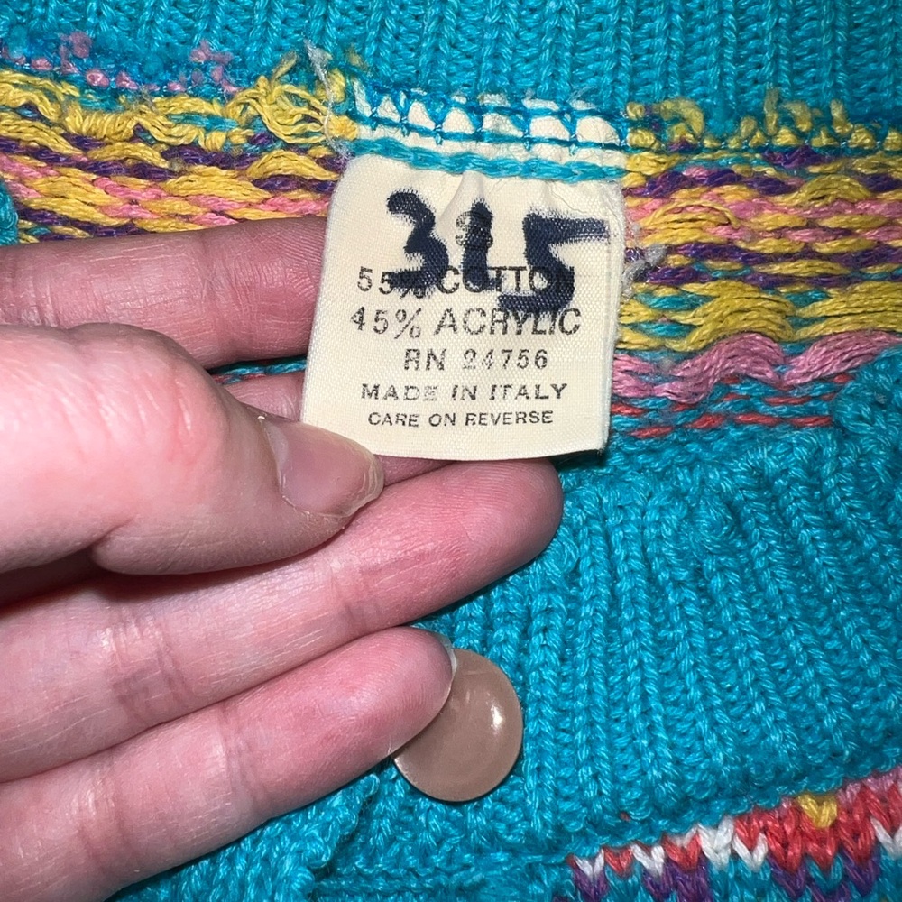 Vintage Made In Italy Knit Sweater - Picture 4 of 9